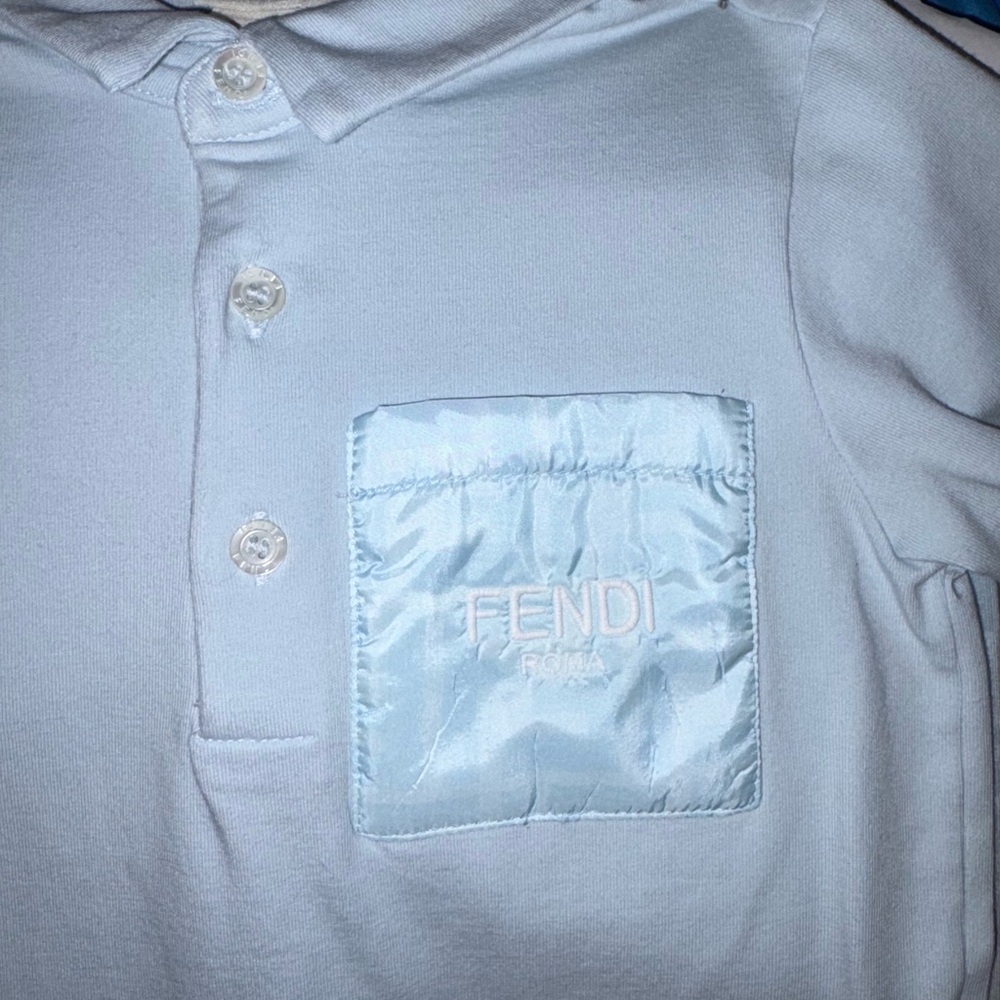 Fendi Sky Blue Casual Shirt
